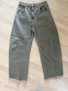 Just Black Denim Barrel Jeans Sz 28